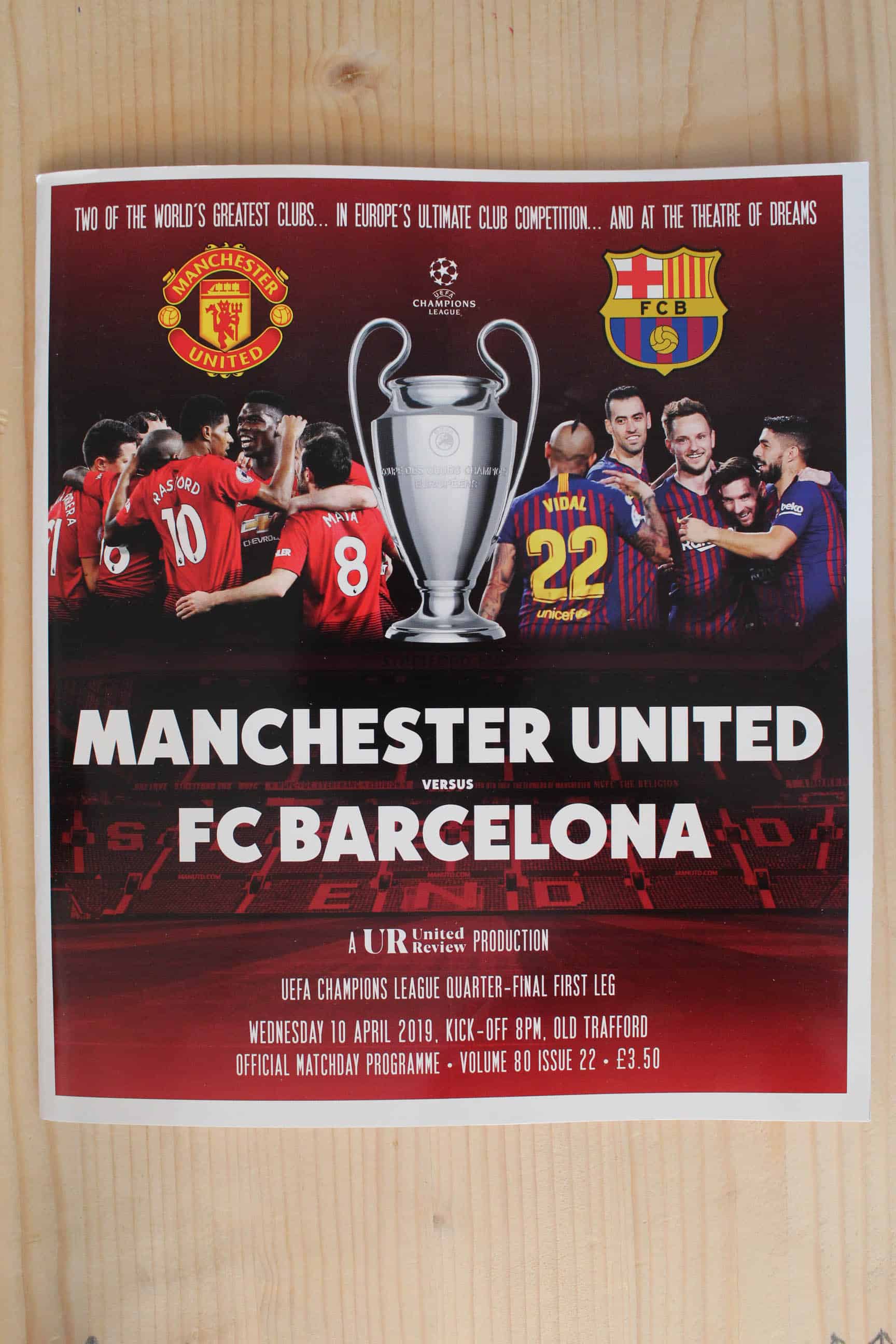 Manchester United FC v Barcelona